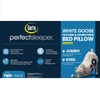 Serta Back-Sleeper White Goose Feather & Down Fiber Pillows, Jumbo, PK2 SE201511K